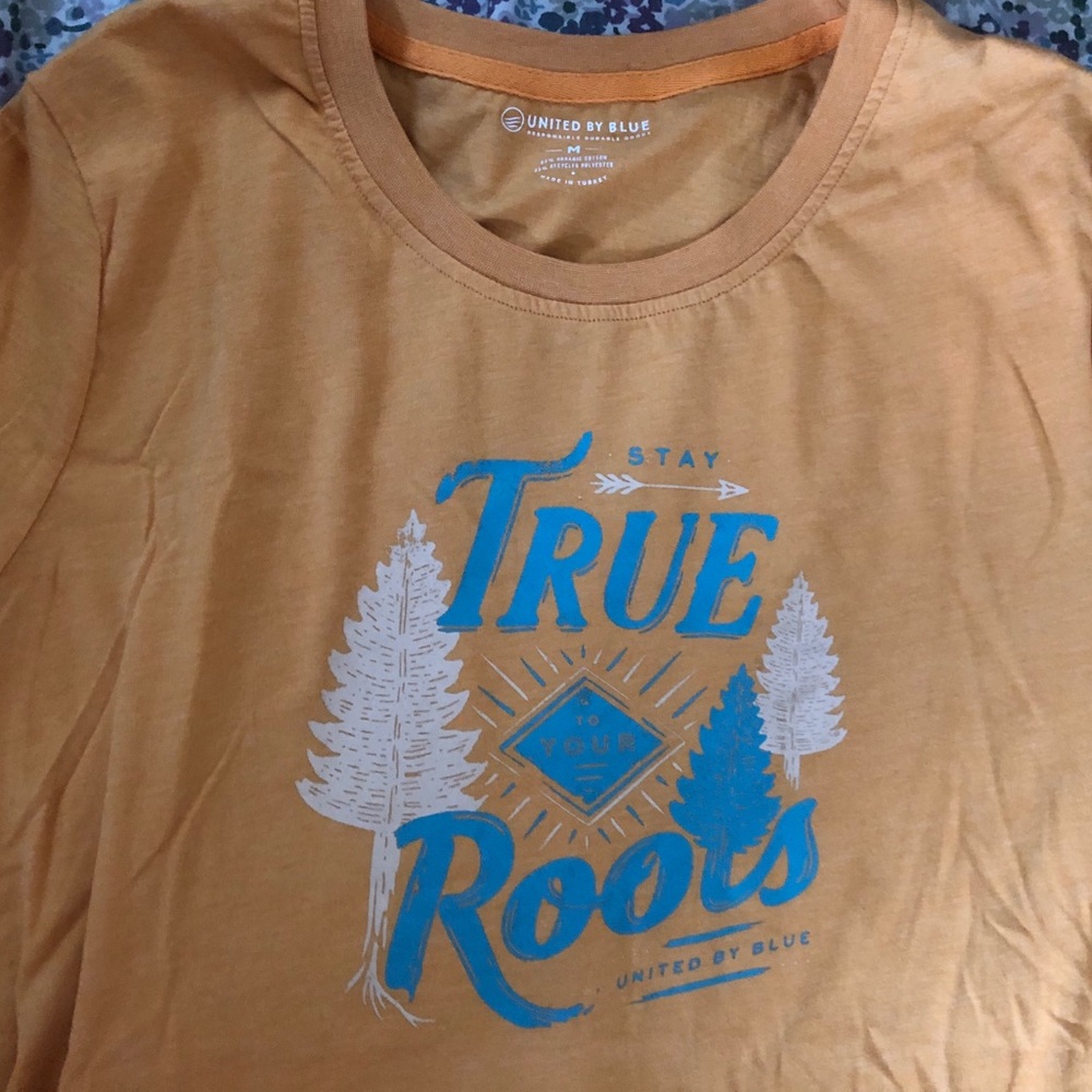 Blue and Yellow T-shirt